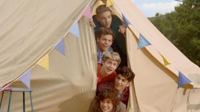 One Direction in video for new single Live While We're Young