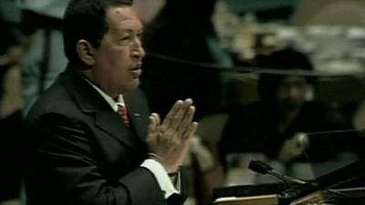 Venezuela's President Hugo Chavez