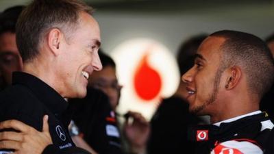 Martin Whitmarsh and Lewis Hamilton