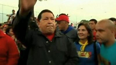 Venezuela's President Hugo Chavez