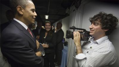 President Obama with Arun Chaudhary