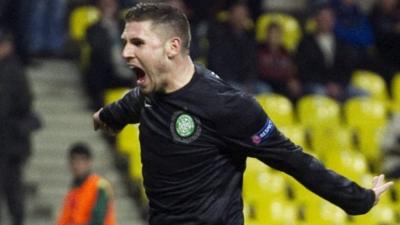 Celtic striker Gary Hooper