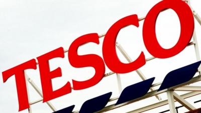 Tesco sign