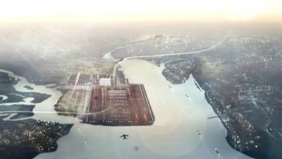 One suggestion is to build a runway in the Thames Estuary