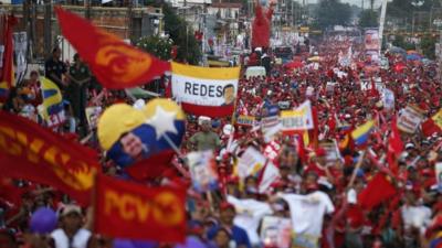 Chavez rally, Valencia, Venezuela, 3 Oct 2012