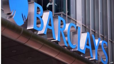 barclays bank sign