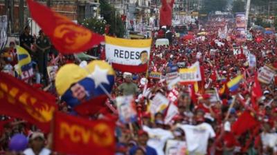 Chavez rally, Valencia, Venezuela, 3 Oct 2012