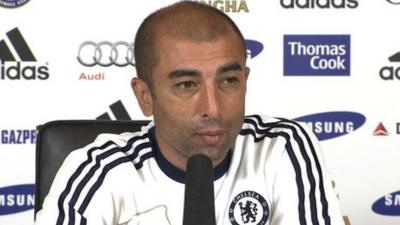 Chelsea boss Roberto Di Matteo