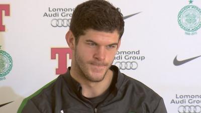 Celtic keeper Fraser Forster