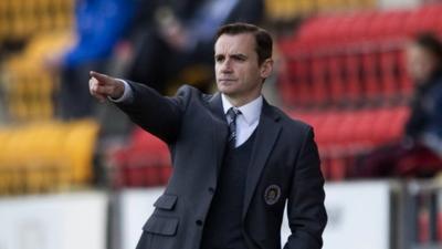 St Mirren manager Danny Lennon