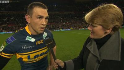 Leeds Rhinos skipper Kevin Sinfield