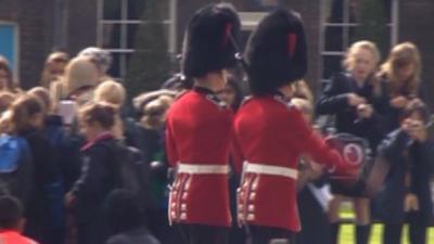 Children at the Tower of London