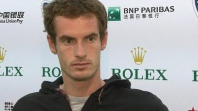 British tennis number one Andy Murray