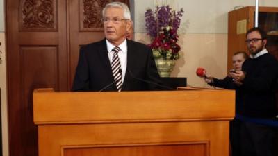 Norwegian Nobel Committee Chairman Thorbjoern Jagland