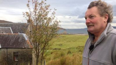 Iain Wilson, sheep farmer