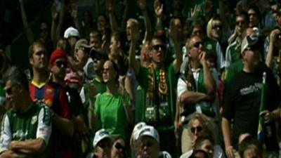 Portland Timbers fans