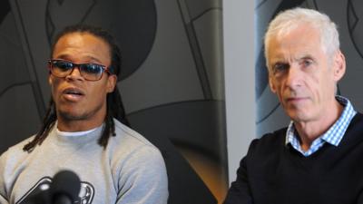 Edgar Davids and Paul Fairclough