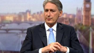 Defence Secretary Philip Hammond