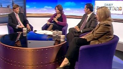 Steve Brine, Anas Sarwar and Lorely Burt