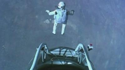 Felix Baumgartner's jump