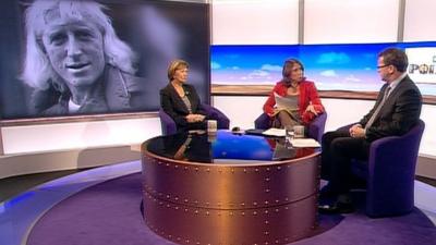 Joan Bakewell, Jo Coburn and Rob Wilson