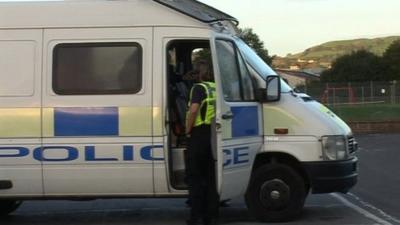 Dorset Police van