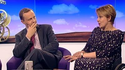 Steve Webb and Tanni Grey-Thompson