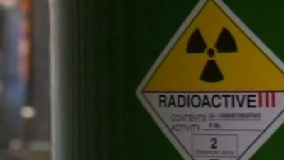 Radioactive sign