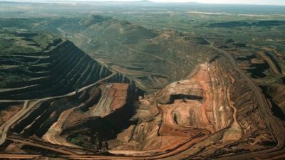 Iron ore mine in Australia