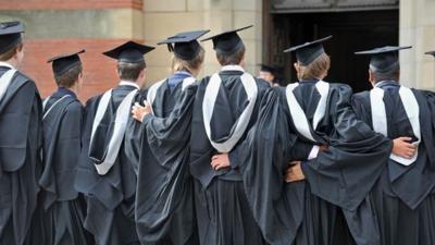 Graduates on Graduation Day at the University of Birmingham