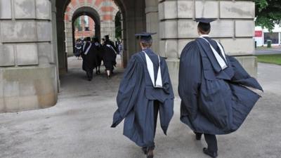 Graduates on Graduation Day at the University of Birmingham