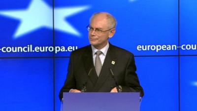 European Council President Herman Van Rompuy