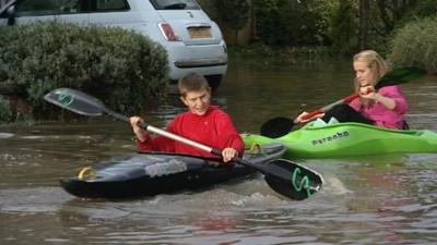 Flooding in Wendlebury