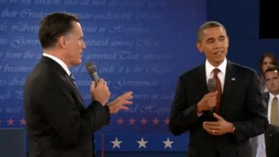 Romney and Obama