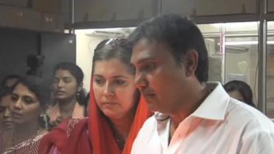 Rahul and wife