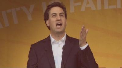 The Labour leader, Ed Miliband,