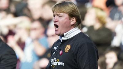 Motherwell manager Stuart McCall