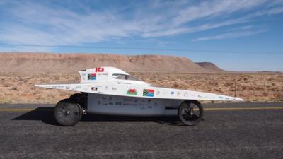 Solar car designed by Welsh team