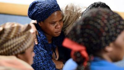 Relatives of those killed during the unrest at Marikana