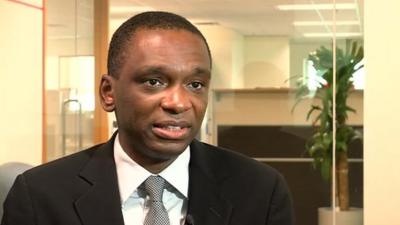 Jose Filomeno Don Santos, director Angola's sovereign wealth fund.