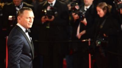 Daniel Craig at world premiere of Skyfall in London