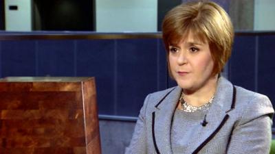 Deputy First Minister Nicola Sturgeon