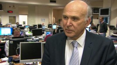 Business Secretary Vince Cable