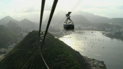 Cable car in Rio de Janeiro