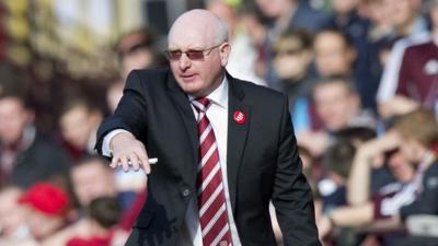 Hearts manager John McGlynn