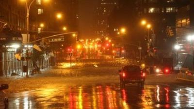 Flooding in Manhattan, 29 Oct