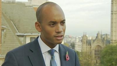 Shadow business secretary Chuka Umunna