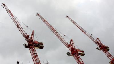 Construction cranes