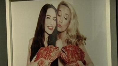 Elizabeth Jagger and Jerry Hall photographed by Rankin