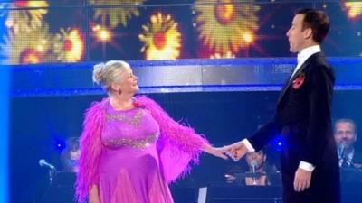 Ann Widdecombe on Strictly Come Dancing